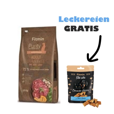Fitmin Purity Adult getreidefreies Rindfleisch 12kg
