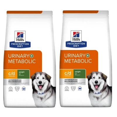 HILL'S PD Rezeptdiät für Hunde mit Harnwegs- und Stoffwechselstörungen, 2x12 kg