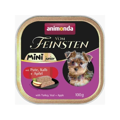 ANIMONDA Vom Feinsten Mini Junior Truthahn/Kalbfleisch/Apfel 100 g