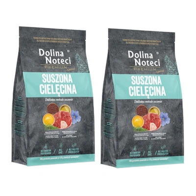 Dolina Noteci Premium Trockenfutter für sterilisierte Katzen aller Rassen Kalbfleisch 2x2 kg