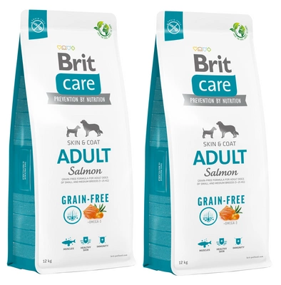 BRIT CARE Grain-free Adult Salmon 2x12kg - 3% Rabatt auf ein Paket