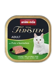 Animonda Vom Feinsten Adult Cat Turkey & Rabbit 100g