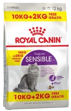 ROYAL CANIN Sensible 33 10kg + 2kg