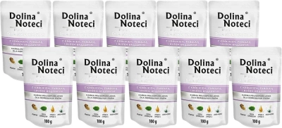 Dolina Noteci Premium für kleine Hunde mit Kaninchen, Bohnen und Reis 10x100g