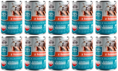 Frendi-Stücke in zarter Lachssoße 10x400g