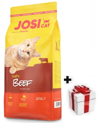 JosiCat Josera Tasty Beef 10kg + Überraschung für den Hund
