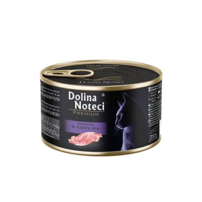 DOLINA NOTECI Premium für Katzen reich an Kaninchen 185g