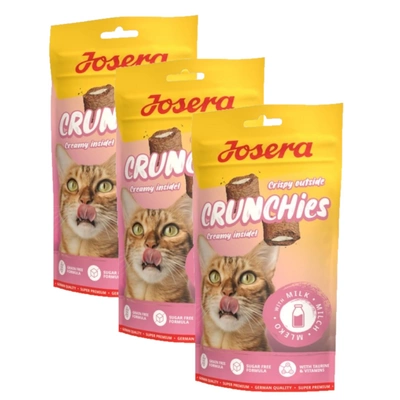 JOSERA Crunchies - mit Milch (Katzenleckerli) 3x60g