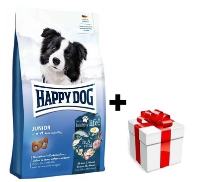 Happy Dog Fit&Vital Junior 7-18 Monate 10kg + Überraschung für den Hund