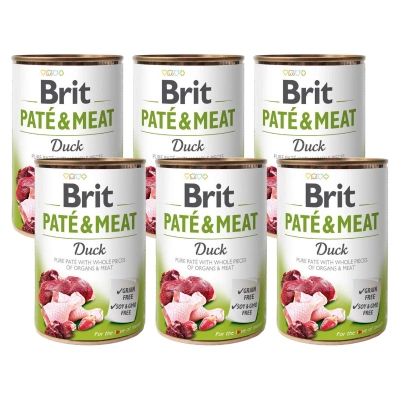 Brit Pate & Meat mit Ente 6x400g