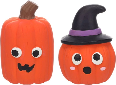 Flamingo Halloween Gummi-Hundespielzeug Kürbis-Mix