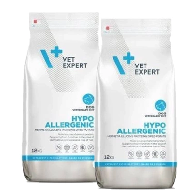 VETEXPERT Veterinärdiät Hund Hypoallergen Insekt 2x12kg