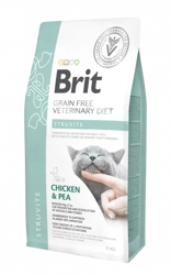 Brit Grain Free Veterinary Diet Cat Struvite Chicken & Peas 5kg