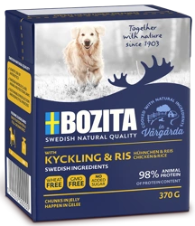 BOZITA Dog Huhn und Reis in Götterspeise 370g