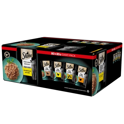 Sheba Delicacy Geflügelgelee Geschmacksrichtungen, mit Ente, mit Huhn, mit Geflügel, mit Pute 80x85g