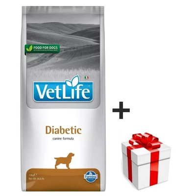 Farmina Vet Life Canine Diabetic 12kg + Überraschung für den Hund