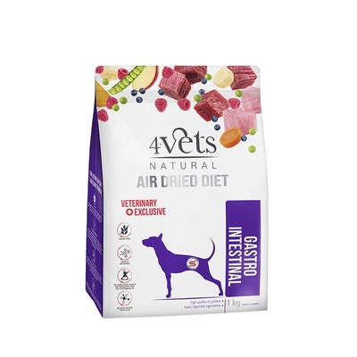 4Vets Natural Gastro Intestinal Trockenfutter für Hunde mit Verdauungsstörungen 1kg