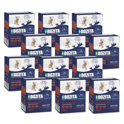 BOZITA Dog Junior Zartes Huhn in Götterspeise 12x370g