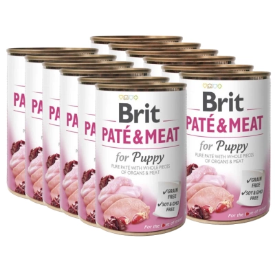 Brit Pate & Meat Puppy Huhn und Truthahn 12x400g