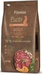 Fitmin Purity Adult getreidefreies Rindfleisch 2x12kg -3% Rabatt auf das Set