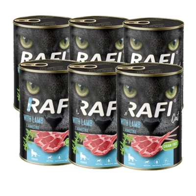 RAFI Cat Adult Sterilised mit Lamm 6x400g