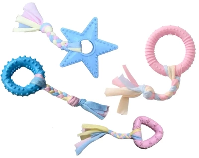 Beißring für Hunde aus Gummi, 22 cm