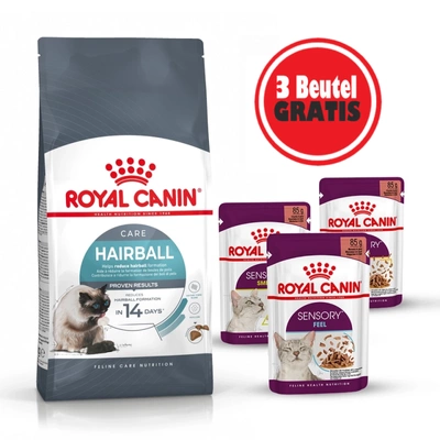 ROYAL CANIN Hairball Care 10kg + 3 Beutel Nassfutter GRATIS!!!