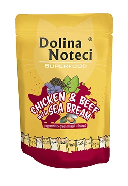 Dolina Noteci Superfood Huhn und Rindfleisch mit Ratgeber 85g