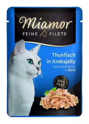 Miamor Feine Filets - Katzennassfutter Thunfisch in Krabbengelee 100g