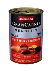 Animonda GranCarno Sensitiv Adult Dog  Huhn & Kartoffeln 400g