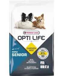 Versele-Laga Opti Life Senior Mini mit Huhn für kleine Rassen ab 7 Jahren 2,5 kg