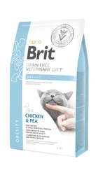 Brit Grain Free Veterinary Diet Cat Obesity Chicken & Peas 2kg