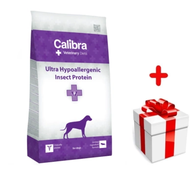 Calibra Veterinary Diets Dog Ultra Hypoallergene Insektenproteine 12kg + eine Überraschung für Ihren Hund - GRATIS!