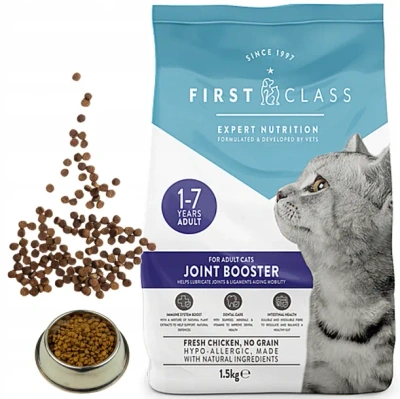 First Class Joint Booster 1,5 kg – Trockenfutter für Katzen, Monoprotein, Hühnergeschmack