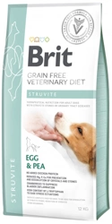 Brit Grain Free Veterinary Diet Dog Struvite Egg & Pea 12kg
