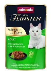 ANIMONDA Cat Vom Feinsten Adult Kaninchen & Hühnerfilet Sachet 85g