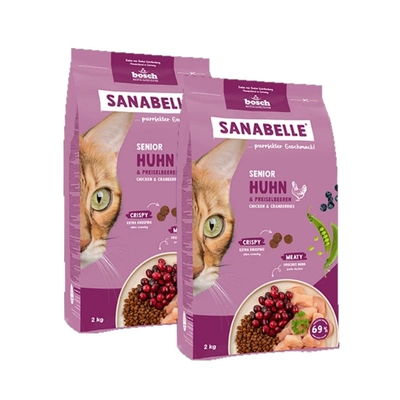 BOSCH Sanabelle Senior Geflügel 2x8kg