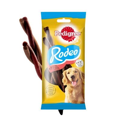 Pedigree Rodeo Hundeleckerli ab 4 Monaten mit Rindfleisch 122g