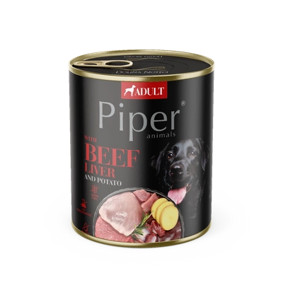 DOLINA NOTECI Piper für Hunde mit Rinderleber und Kartoffeln 800g