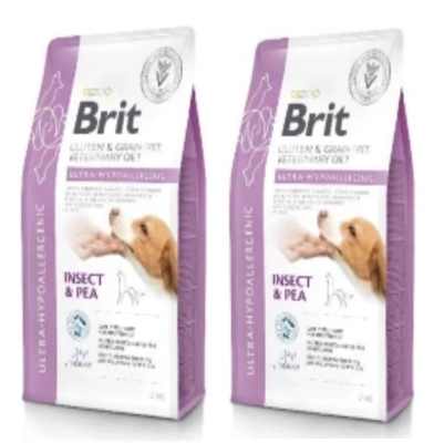 Brit GF Veterinary Diets Dog Ultra-Hypoallergenic Insect 2x12kg