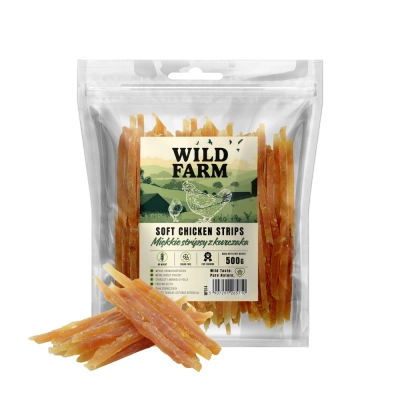 WILD FARM weiche Hähnchenstreifen 500g Hundeleckerli