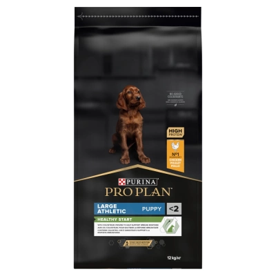 Purina Pro Plan Large Puppy Athletic Optistart, Huhn und Reis, 12 kg