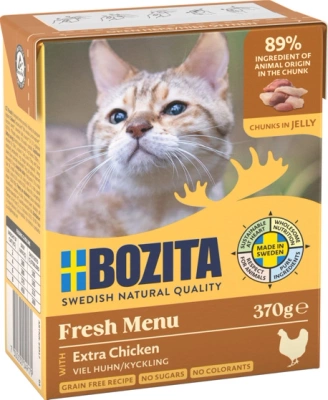 BOZITA Cat Chopped Chicken in Jell-O 370g
