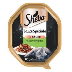 Sheba Sauce Speciale mit Kaninchen, Ente und Gemüse 85g