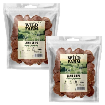 WILD FARM Lammchips 2x500g Hundeleckerli