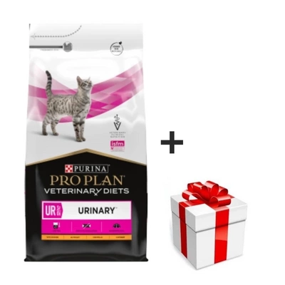 PURINA Pro Plan Veterinary Diets UR Urin-Katze 5kg + Überraschung für die Katze