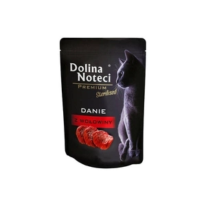 Dolina Noteci Premium für sterilisierte Katzen mit Rindfleisch 85g