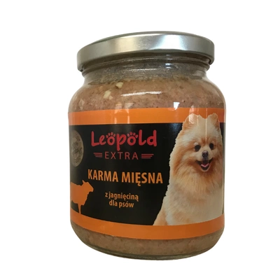 Leopold Lammfleisch Hundefutter 300g + 10% Gratis (Dose)