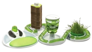 CATIT Play Circuit für Katzen Weiß und grün