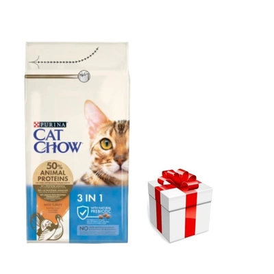 Purina Cat Chow Special Care 3w1 1,5kg + Überraschung für die Katze